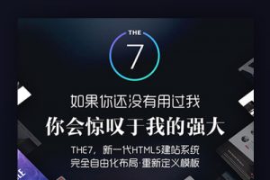 4G文件包【The7主题汉化版V9.0.0.1】带42套模板视频响应式的wordpress多功能多用途主题[无加密带视频教程]